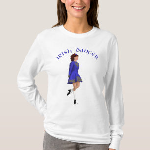T-shirt Danseur irlandais à pas - Bleu