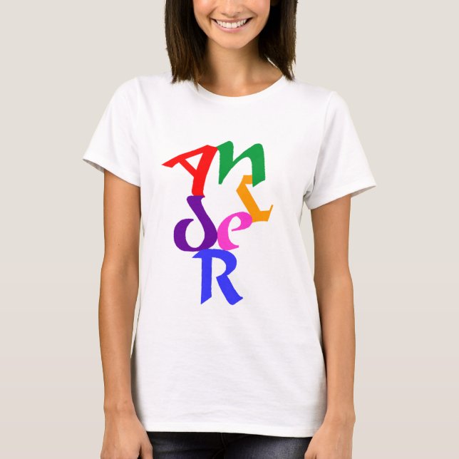 T-shirt Danseur multicolore (Devant)