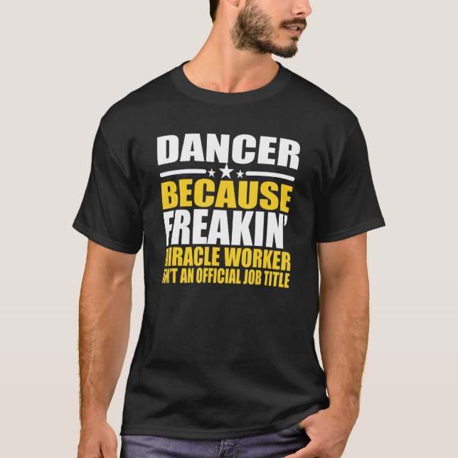 T-shirt Danseur pour collègue (Devant)
