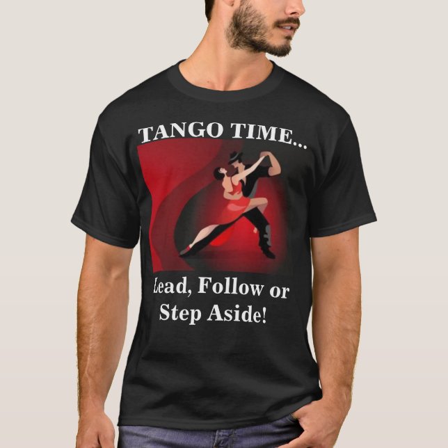 T-shirt Danseur Tango Time  (Devant)