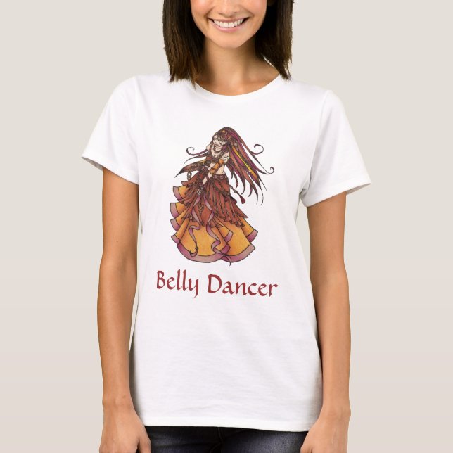 T-shirt Danseur ventre Moon Automne (Devant)