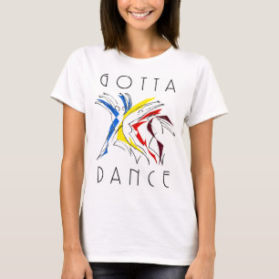 T-shirt Danseurs abstraits dansant - Œuvre d'art pour amat