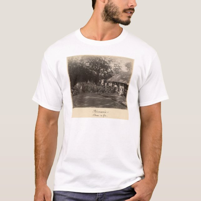 T-shirt Danseurs birmans célébrant, Birmanie (Devant)