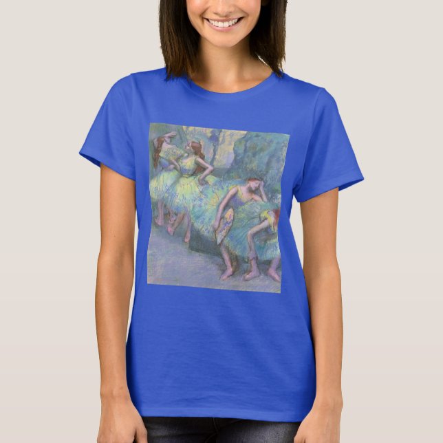 T-shirt Danseurs de ballet dans les ailes par Edgar Degas (Devant)