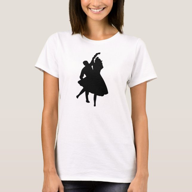 T-SHIRT DANSEURS DE SILHOUETTE (Devant)