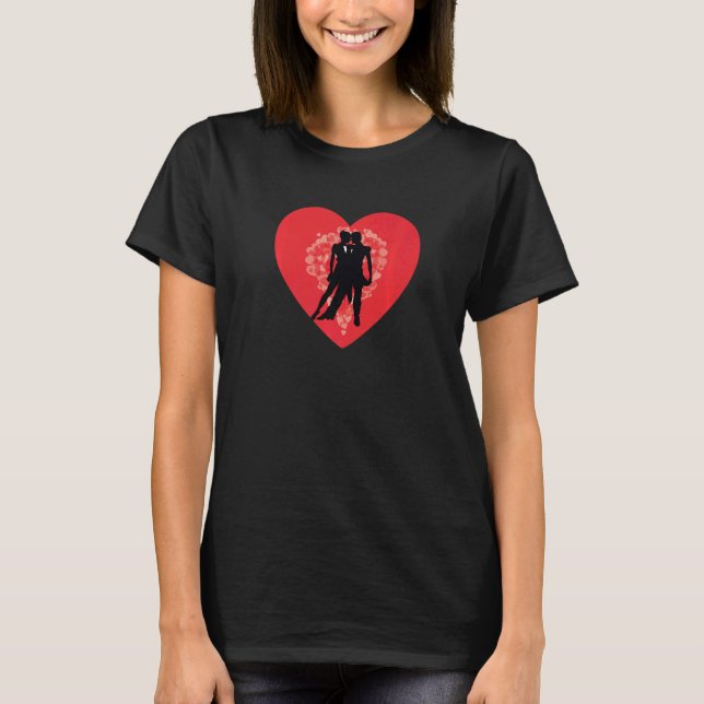 T-shirt Danseurs de tango Couple Danse de salon argentin D (Devant)