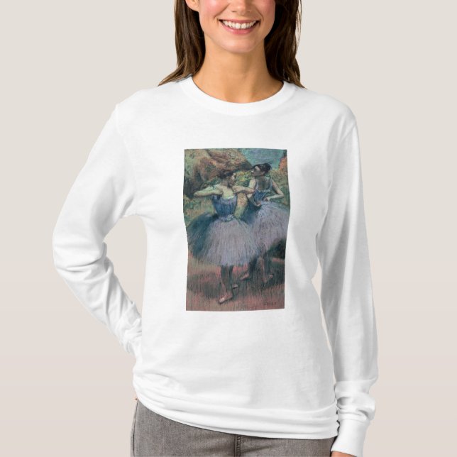 T-shirt Danseurs d'Edgar Degas | dans la violette (Devant)
