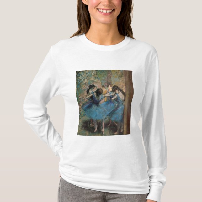 T-shirt Danseurs d'Edgar Degas | dans le bleu, 1890 (Devant)