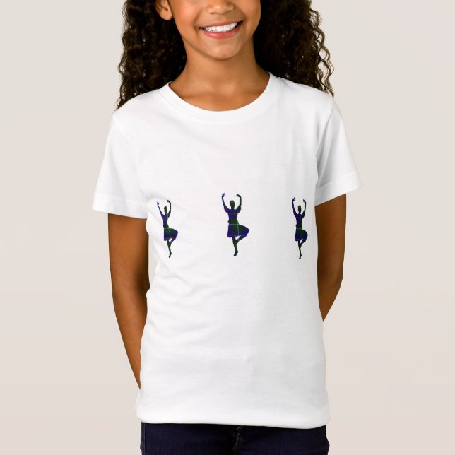 T-Shirt Danseurs des montagnes écossais (Devant)