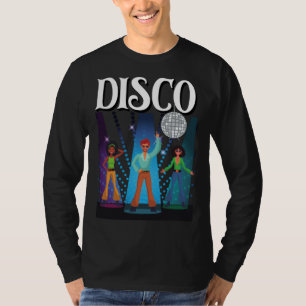 T-shirt Danseurs Disco Boule Disco Soirée 70s 80s Fête