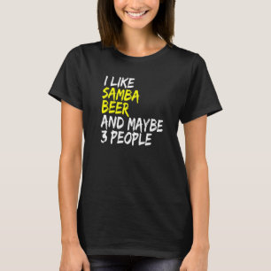 T-shirt Danseurs Samba Carnival Dance Partenaires J'aime B