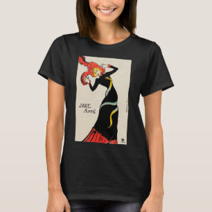 T-shirt Danseuse Art nouveau Jane Avril par Toulouse Lautr