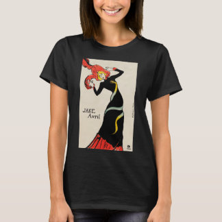 T-shirt Danseuse Art nouveau Jane Avril par Toulouse Lautr