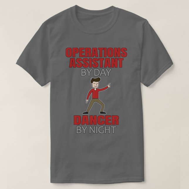 T-shirt Danseuse Assistant Opérations Hommes Danseuse (Design devant)