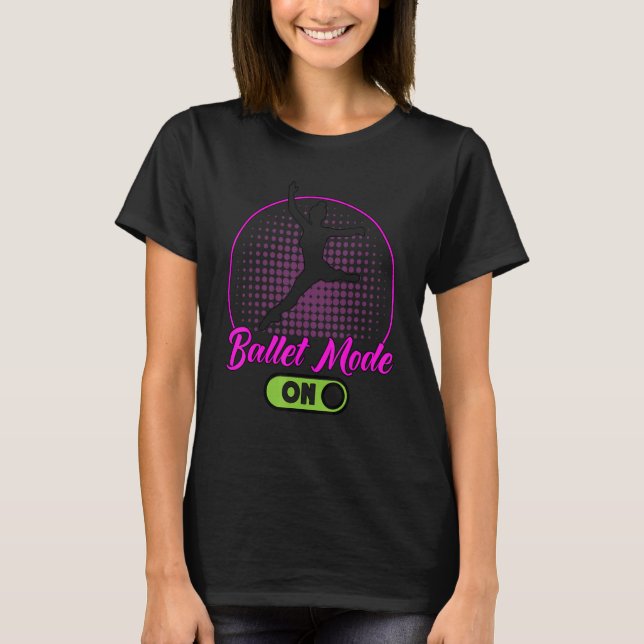 T-shirt Danseuse de ballet Danseuse Ballerine Mode Ballet  (Devant)