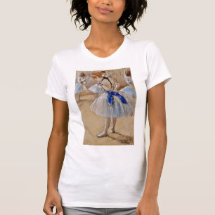T-shirt Danseuse de Dega avec ruban bleu