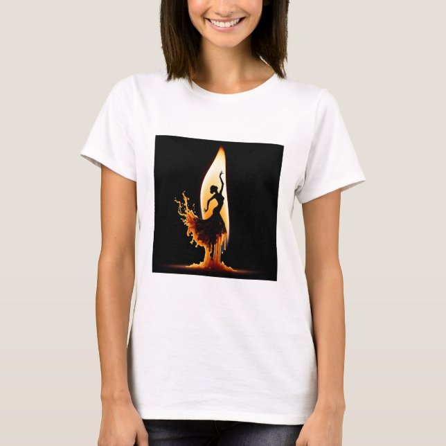 T-shirt Danseuse de flamenco (Devant)