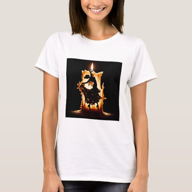 T-shirt Danseuse de flamenco (Devant)