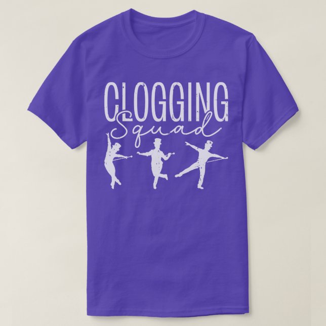 T-shirt Danseuse de l'équipe de danse de clogging Danseuse (Design devant)