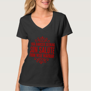 T-shirt Danseuse de Yoga à la recherche du salut de soleil