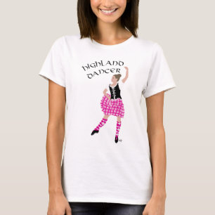 T-shirt Danseuse des Highlands Rose