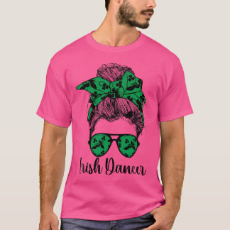 T-shirt Danseuse Irlandaise Chignon Décoiffé Danse Irlanda