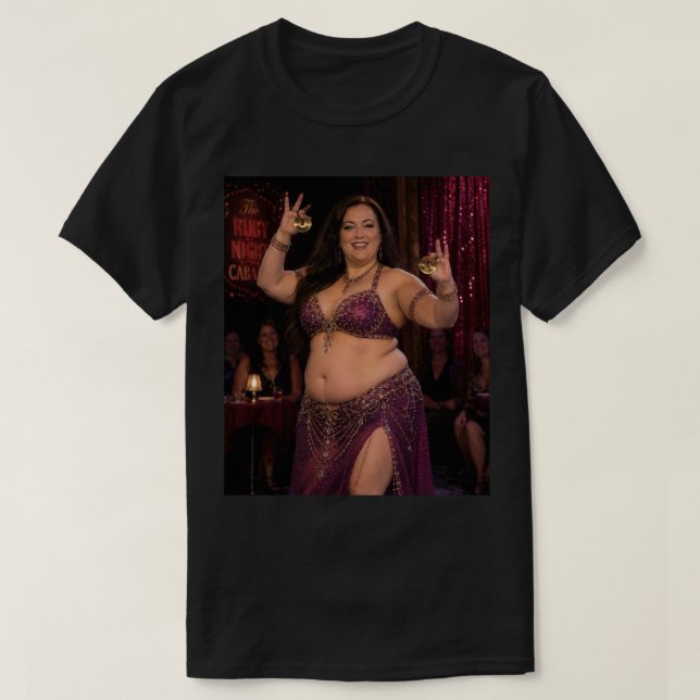 T-shirt Danseuse orientale voluptueuse (Design devant)