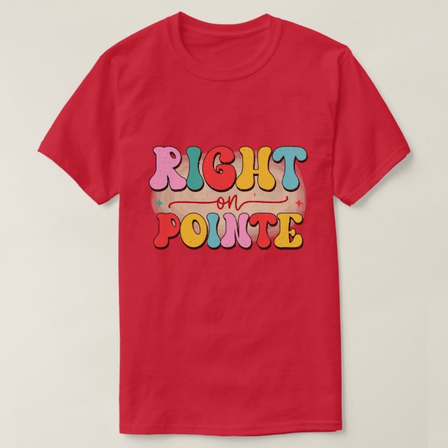 T-shirt Danseuse rétro 8 (Design devant)