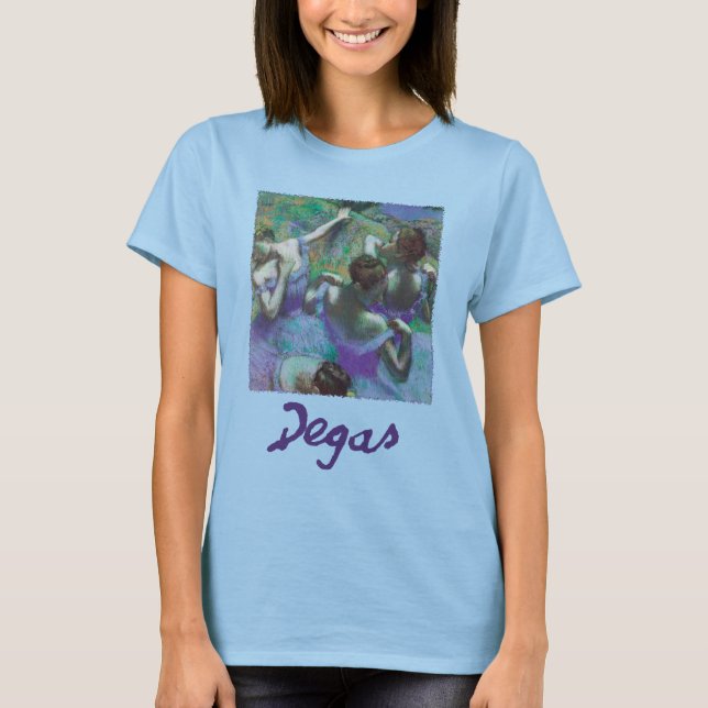 T-shirt Danseuses bleues par Edgar Degas, Impressionnisme  (Devant)
