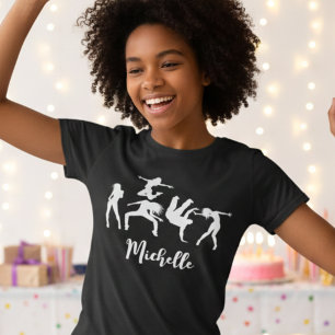 T-shirt Danseuses techno psychédéliques de disco folle