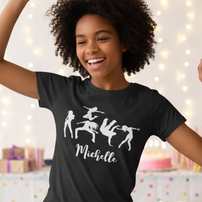 T-shirt Danseuses techno psychédéliques de disco folle (Créateur téléchargé)