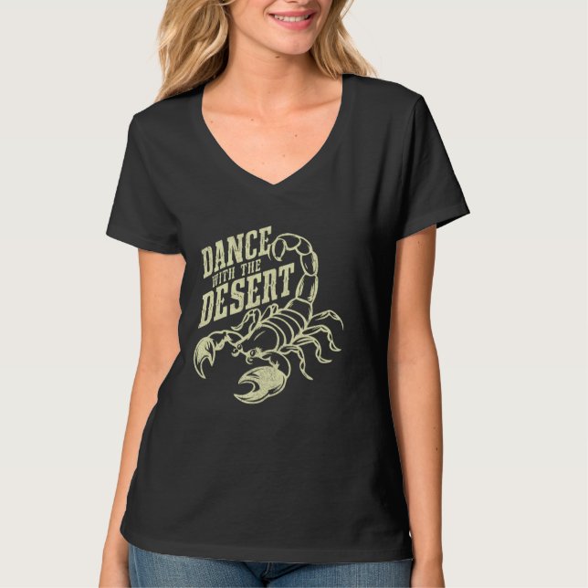 T-shirt Dansez avec le Scorpion du désert (Devant)