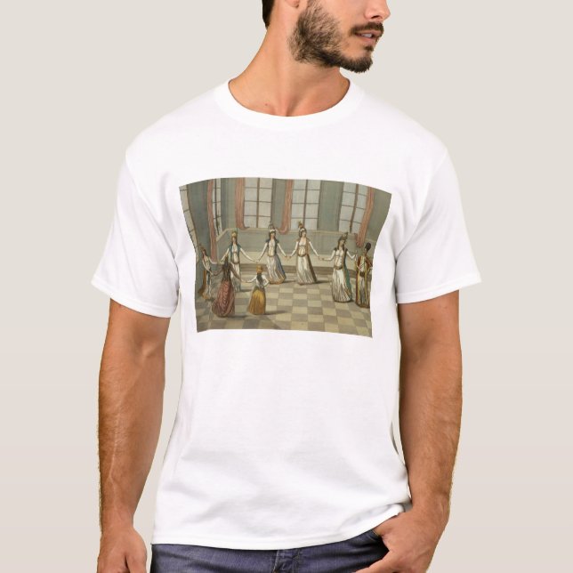 T-shirt Dansez dont est à la mode avec les femmes grecques (Devant)