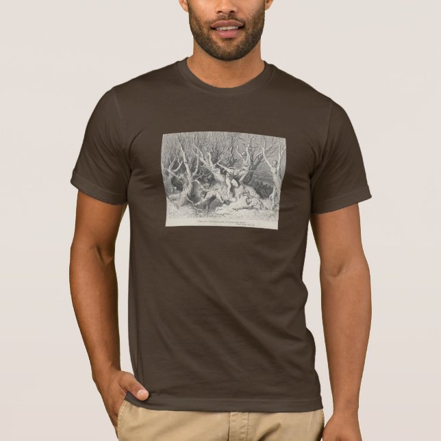 T-shirt Dante : Enfer (Devant)