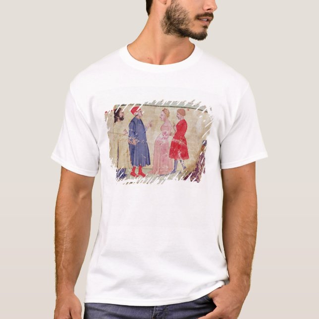 T-shirt Dante et Virgil avec Francesca DA Rimini (Devant)