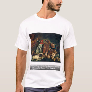 T-shirt Dante et Virgil dans l'enfer (la barque de Dante)