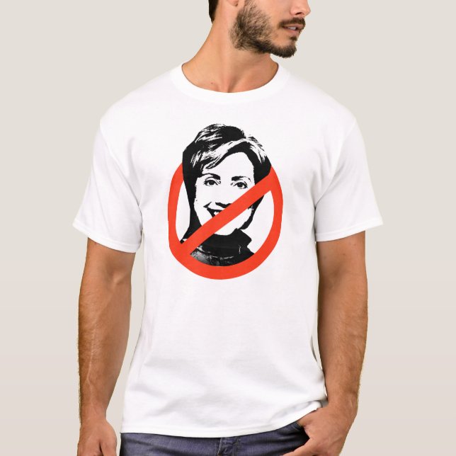 T-shirt d'Anti-Hillary Clinton (Devant)