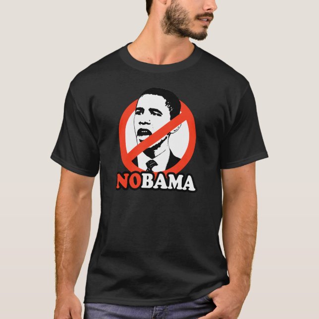 T-SHIRT D'ANTI-OBAMA/NOBAMA (Devant)