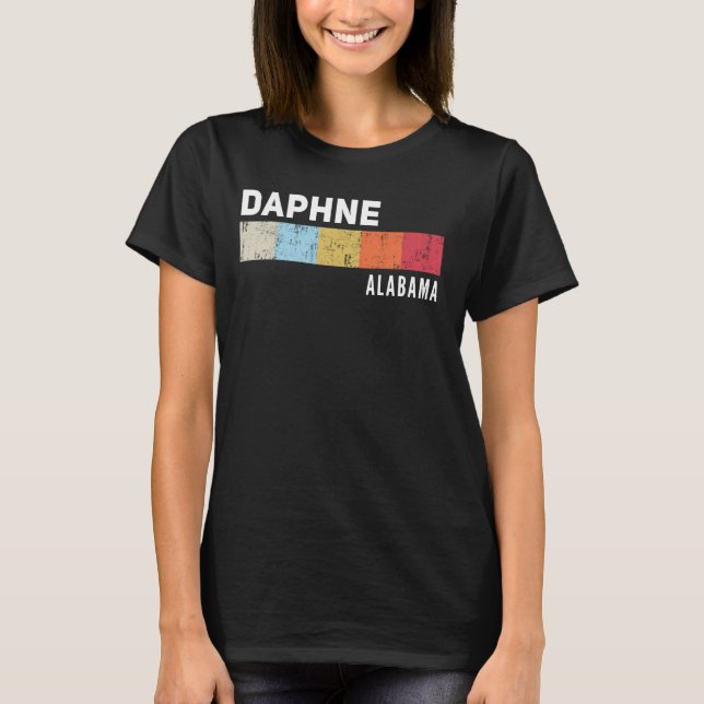 T-shirt Daphne Alabama State Pride Racines Hometown Native (Devant)