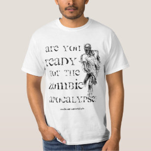 T-shirt d'apocalypse de zombi