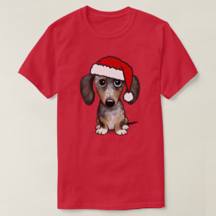 T-shirt Dappy Dachshund Père Noël Wiener Chien Noël