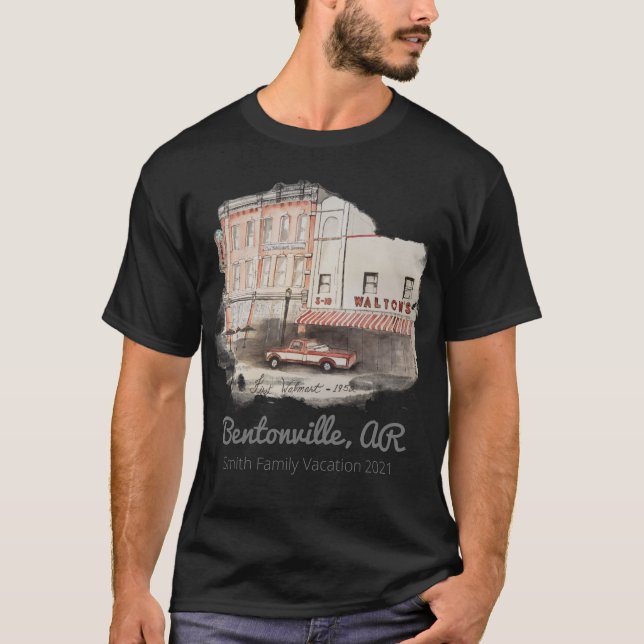 T-shirt d'aquarelle Walmart S-5x pour hommes (Devant)