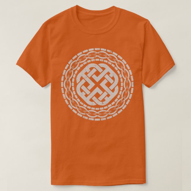 T-shirt Dara Knot Norse Runes Viking Northmen Mythologie 1 (Design devant)