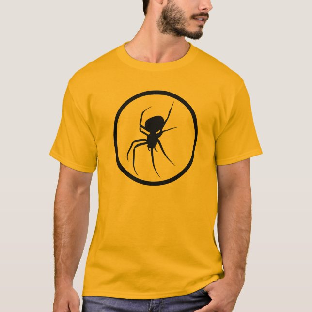 T-shirt d'araignée de veuve noire (Devant)