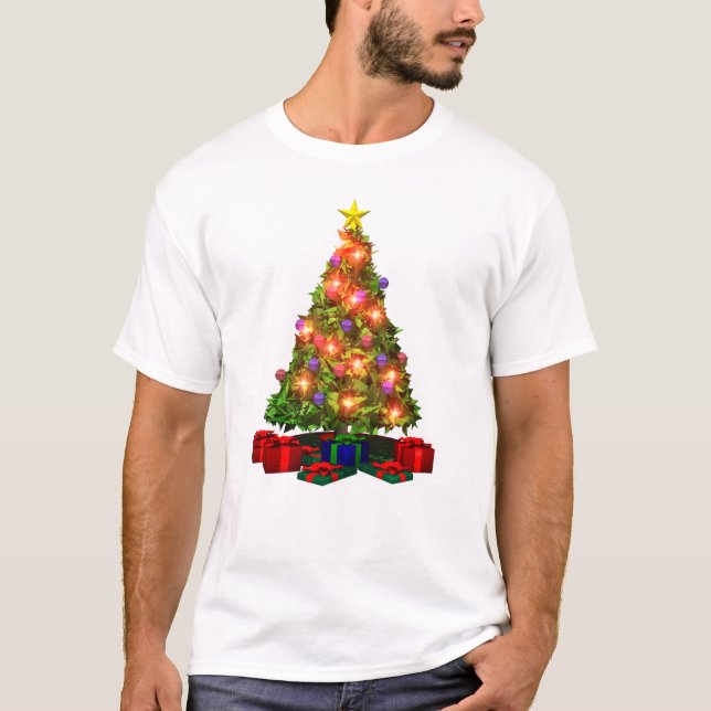 T-shirt d'arbre de Noël (Devant)