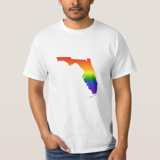 T-shirt d'arc-en-ciel de la Floride (Devant)