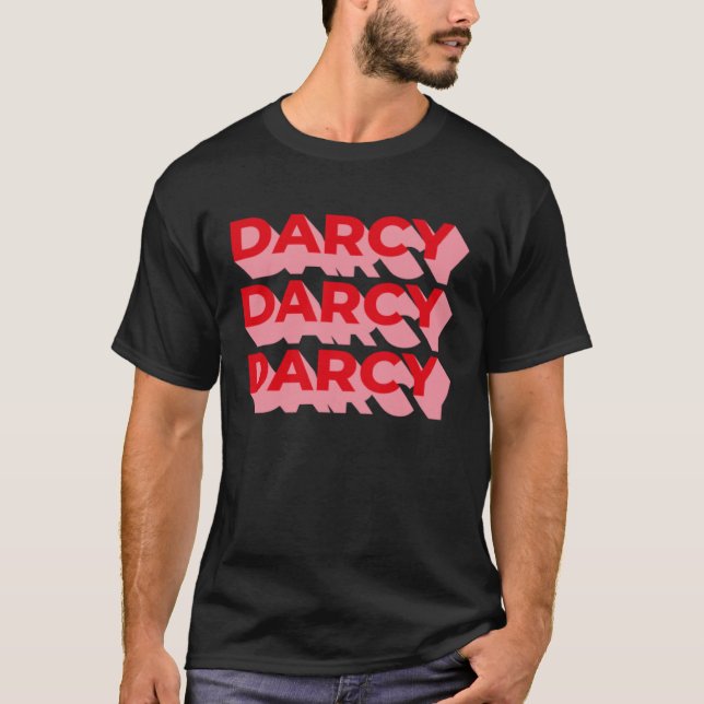 T-shirt Darcy Obstinate Girl Price and Prejudice Jane Aust (Devant)