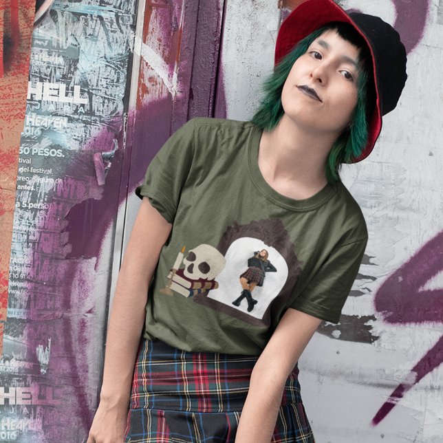 T-shirt Dark Academia Graphic avec photo (Créateur téléchargé)