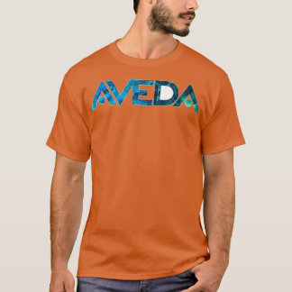 T-shirt Dark Blue Green Marble Aveda