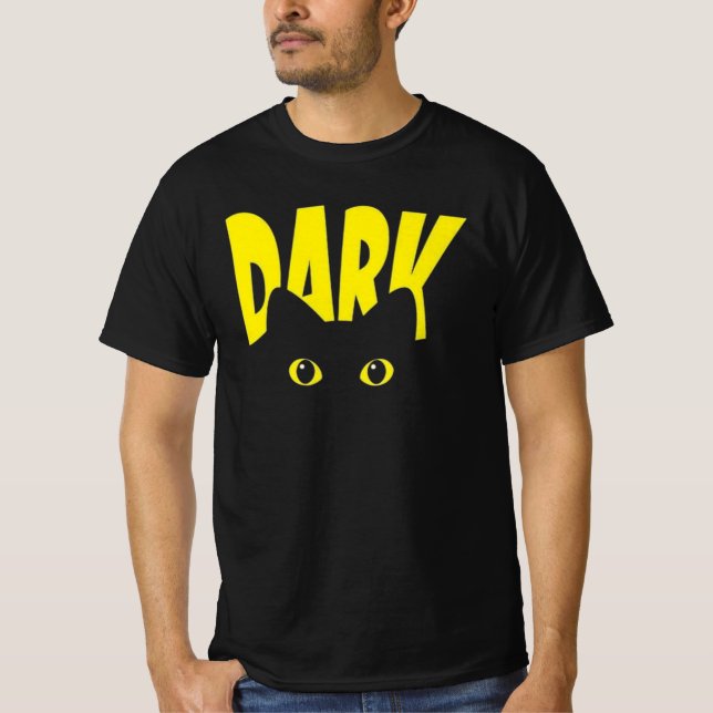 T-SHIRT DARK CAT (Devant)